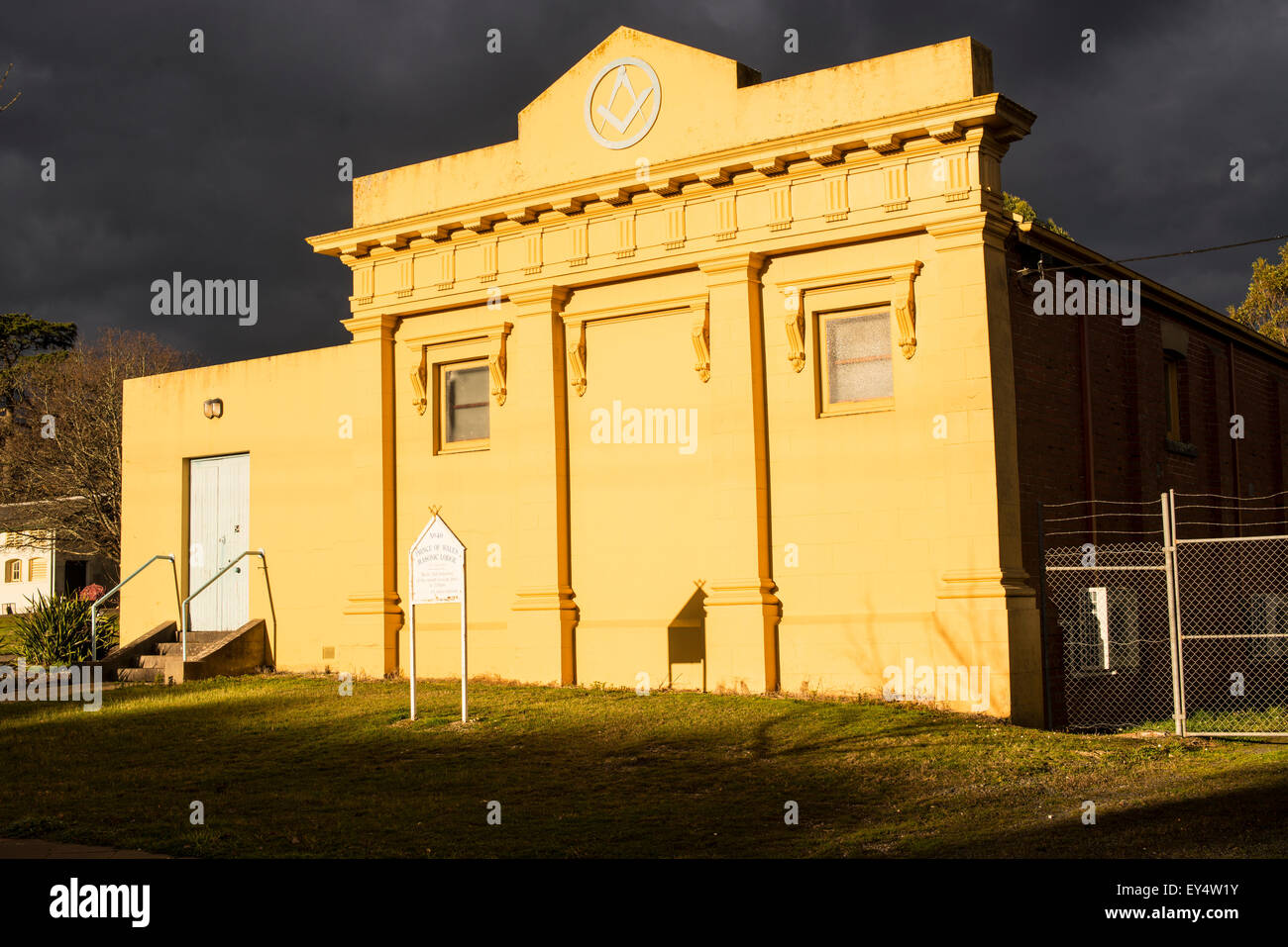 Freemasons' Hall, Smythesdale, Victoria Banque D'Images