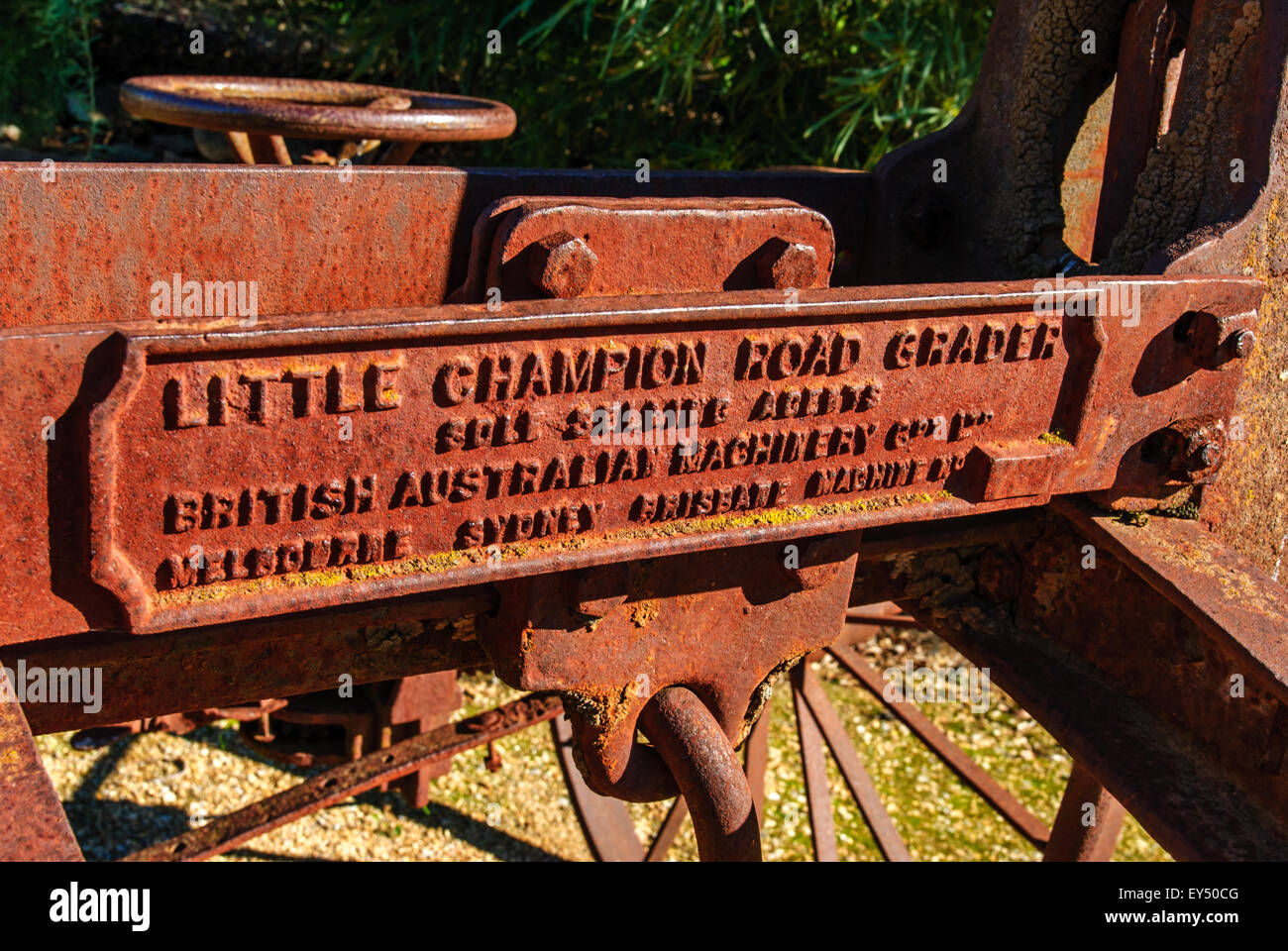 Musée des vieilles machines agricoles en Australie, SA, Kapunda. Banque D'Images