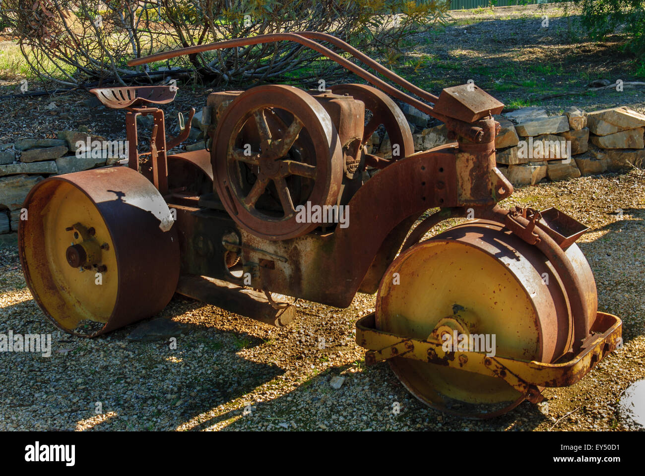 Musée des vieilles machines agricoles en Australie, SA, Kapunda. Banque D'Images