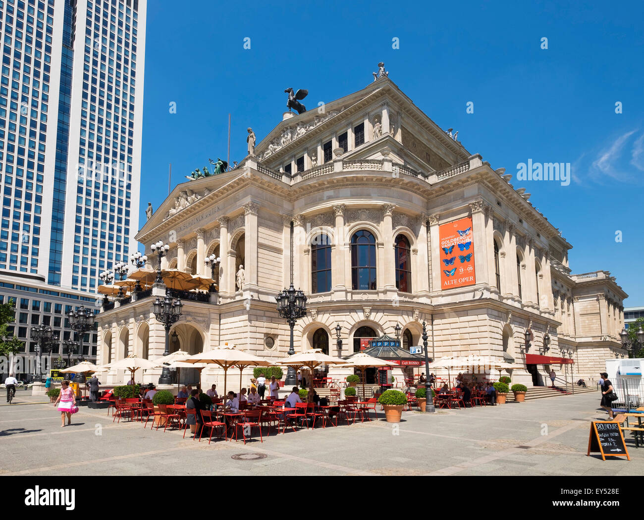 Opéra Alte Oper, Frankfurt am Main, Hesse, Allemagne Banque D'Images