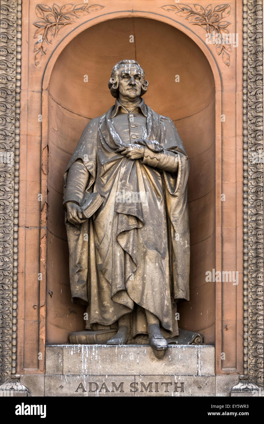 L'Angleterre, Londres, Adam Smith memorial, Royal Academy Banque D'Images