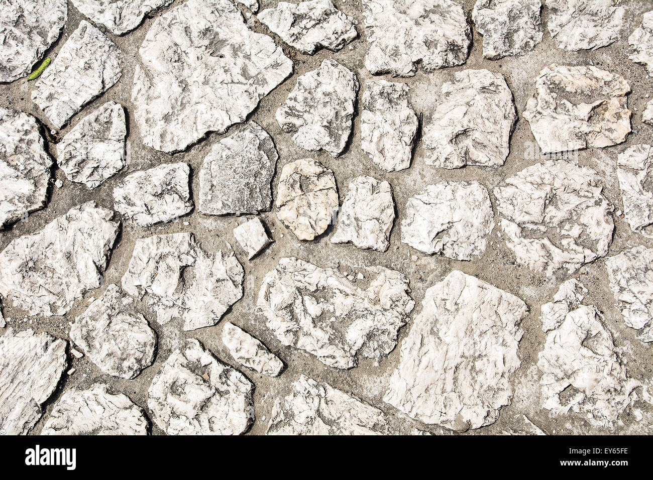 La texture du mur de calcaire Banque D'Images