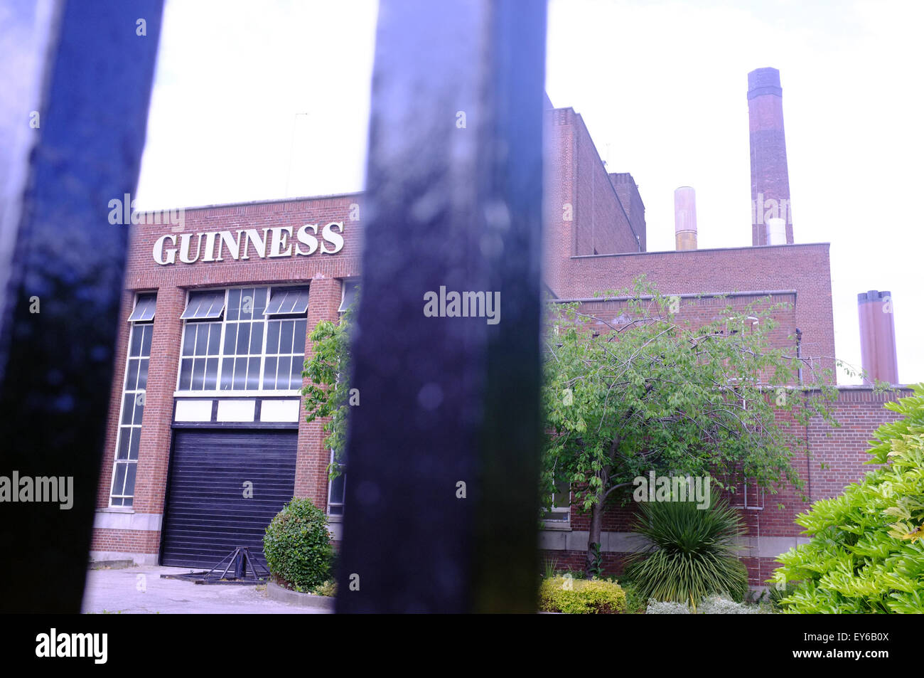 La Guinness Storehouse dans l'ouest de Dublin en Irlande. Banque D'Images