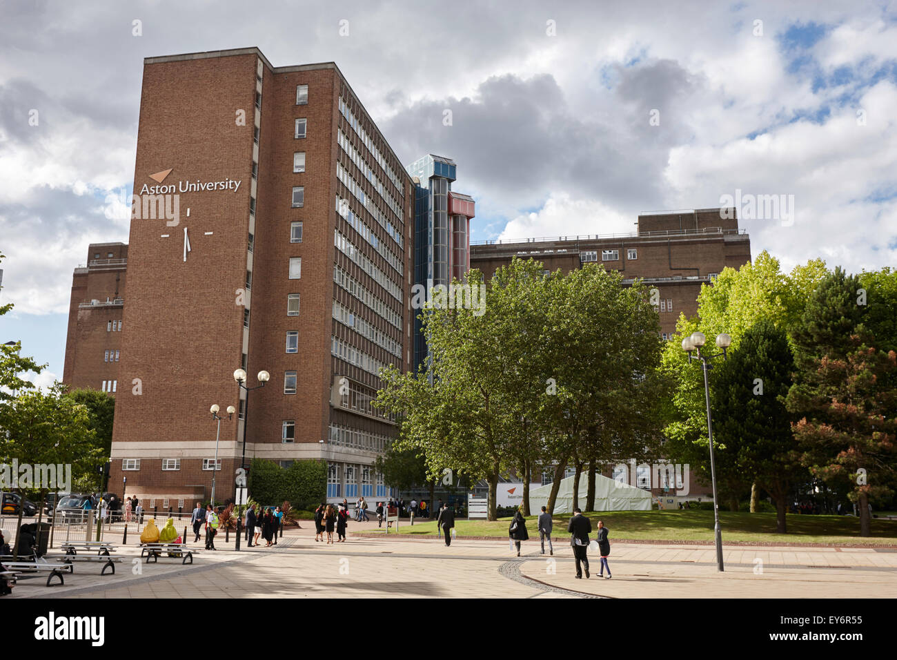 Bâtiment principal de l'université Aston Birmingham UK Banque D'Images