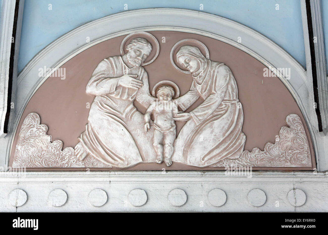 Basilique Sainte Famille, Assomption de la Vierge Marie à Marija Bistrica, Croatie Banque D'Images