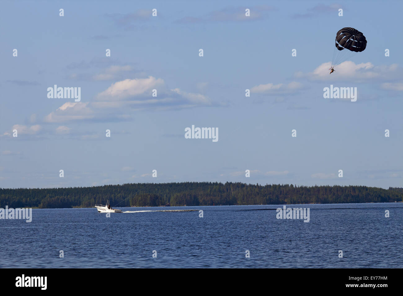 Le parapente, Lappeenranta FINLANDE Banque D'Images