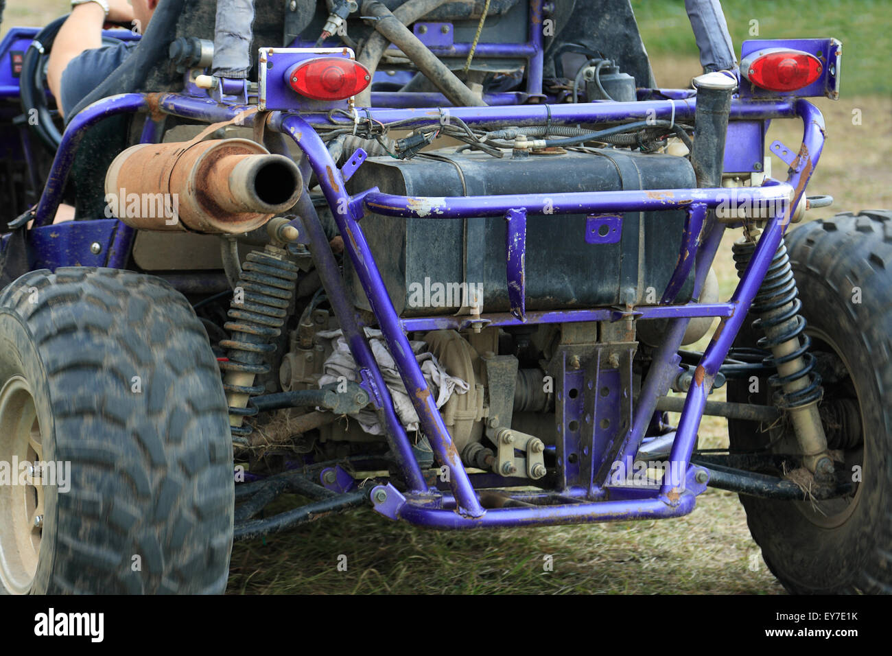 Vue rapprochée de l'arrière du buggy voiture. Banque D'Images