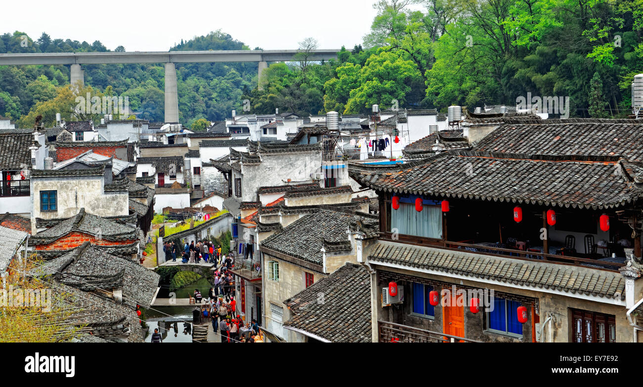 Wuyuan,le plus beau village de Chine Banque D'Images
