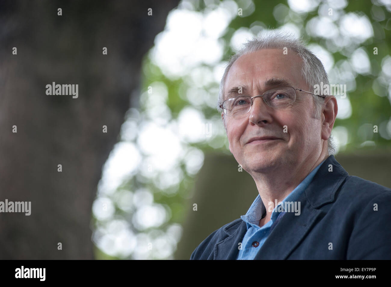 Andrew Whitley, qui fait autorité en la matière organique et de l'alimentation, les questions figurant à l'Edinburgh International Book Festival Banque D'Images