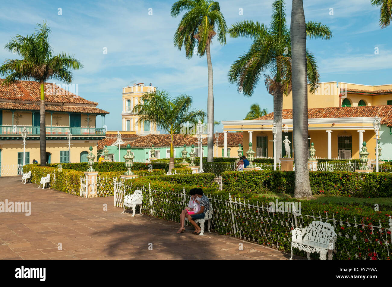 Plaza Major, Trinidad, Cuba Banque D'Images