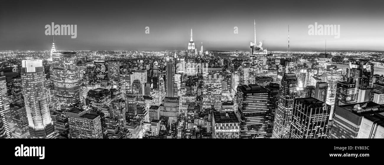 New York City Manhattan sur le centre-ville. Banque D'Images