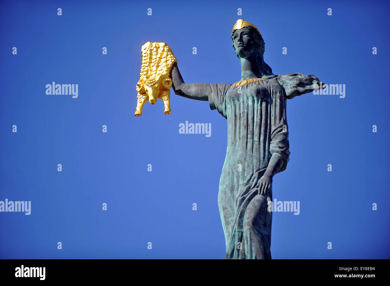 Détail tourné avec Medea statue dans le centre de Batumi Banque D'Images