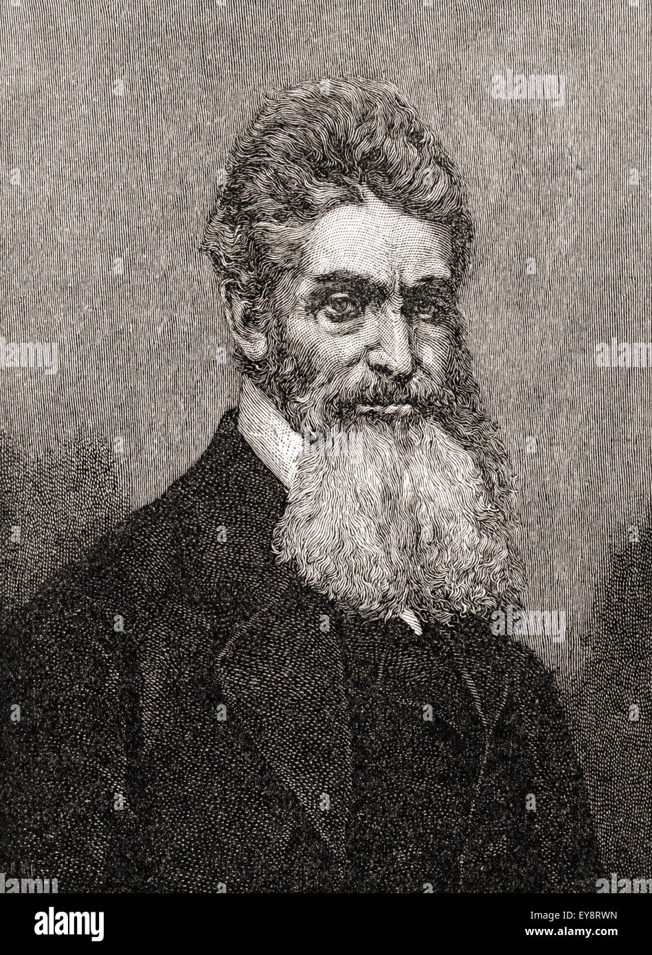 John Brown, 1800 - 1859. Abolitionniste Américain blanc. Banque D'Images