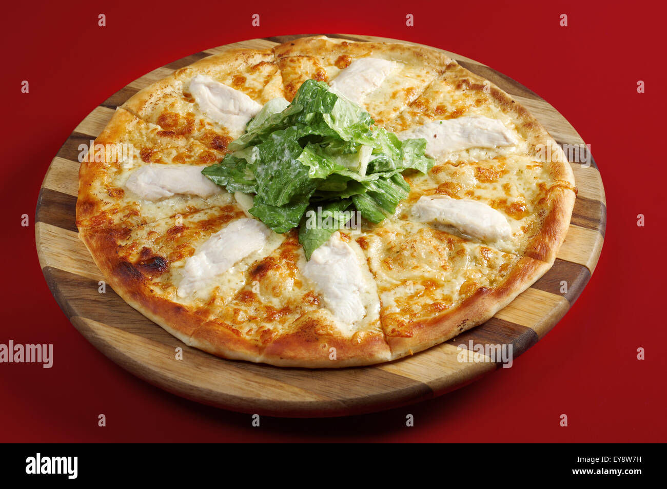 Pizwith. poulet viande cuisine italienne. Studio Banque D'Images