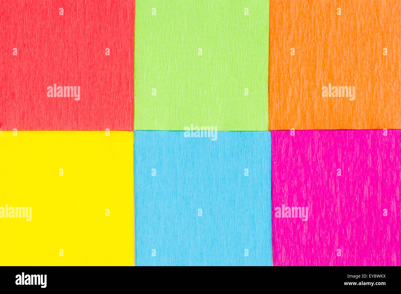 Texture de fond carrés de papier multicolores Banque D'Images