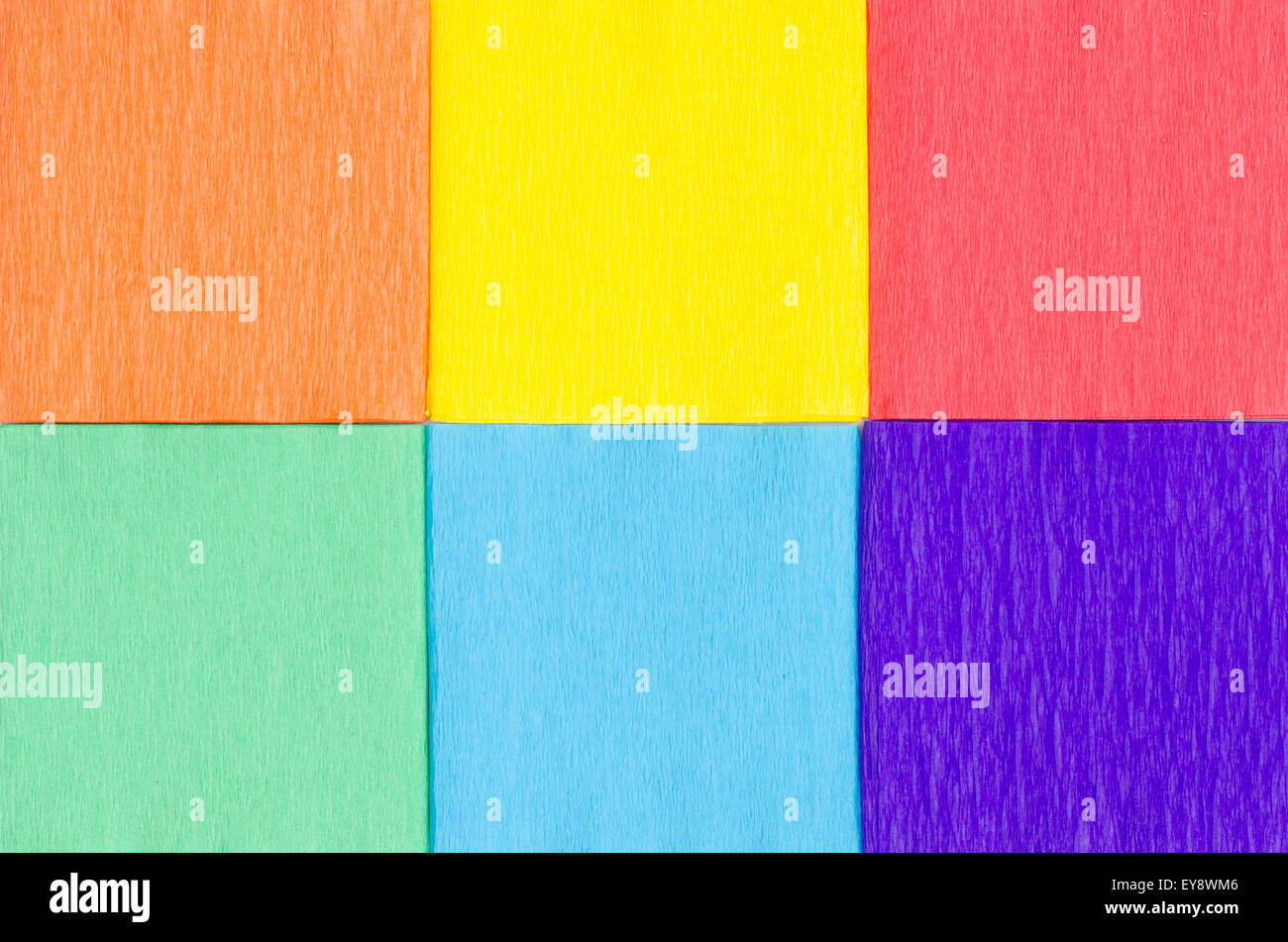 Texture de fond carrés de papier multicolores Banque D'Images