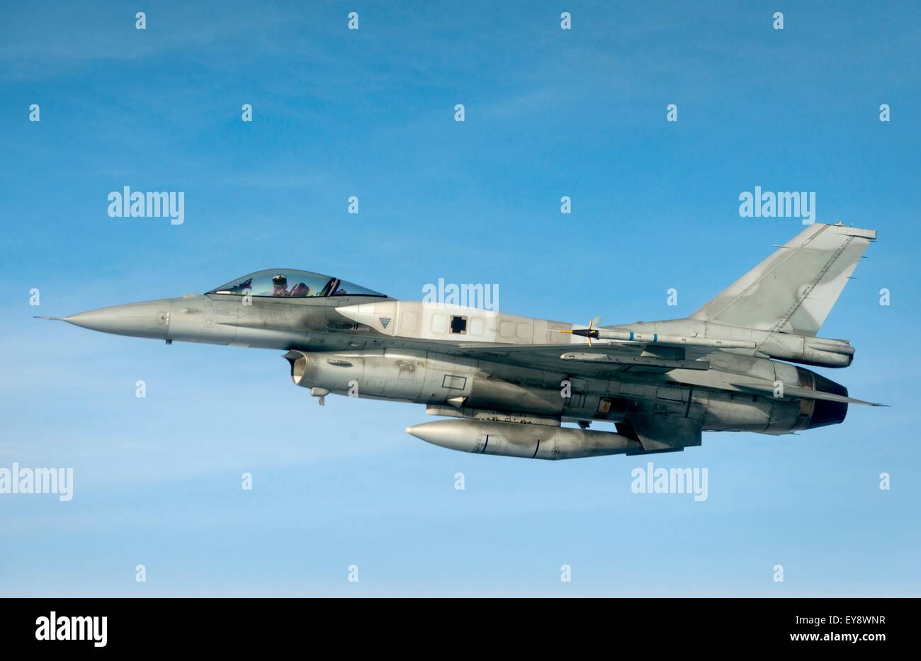 Polish F-16 Block 52 avion de chasse Banque D'Images