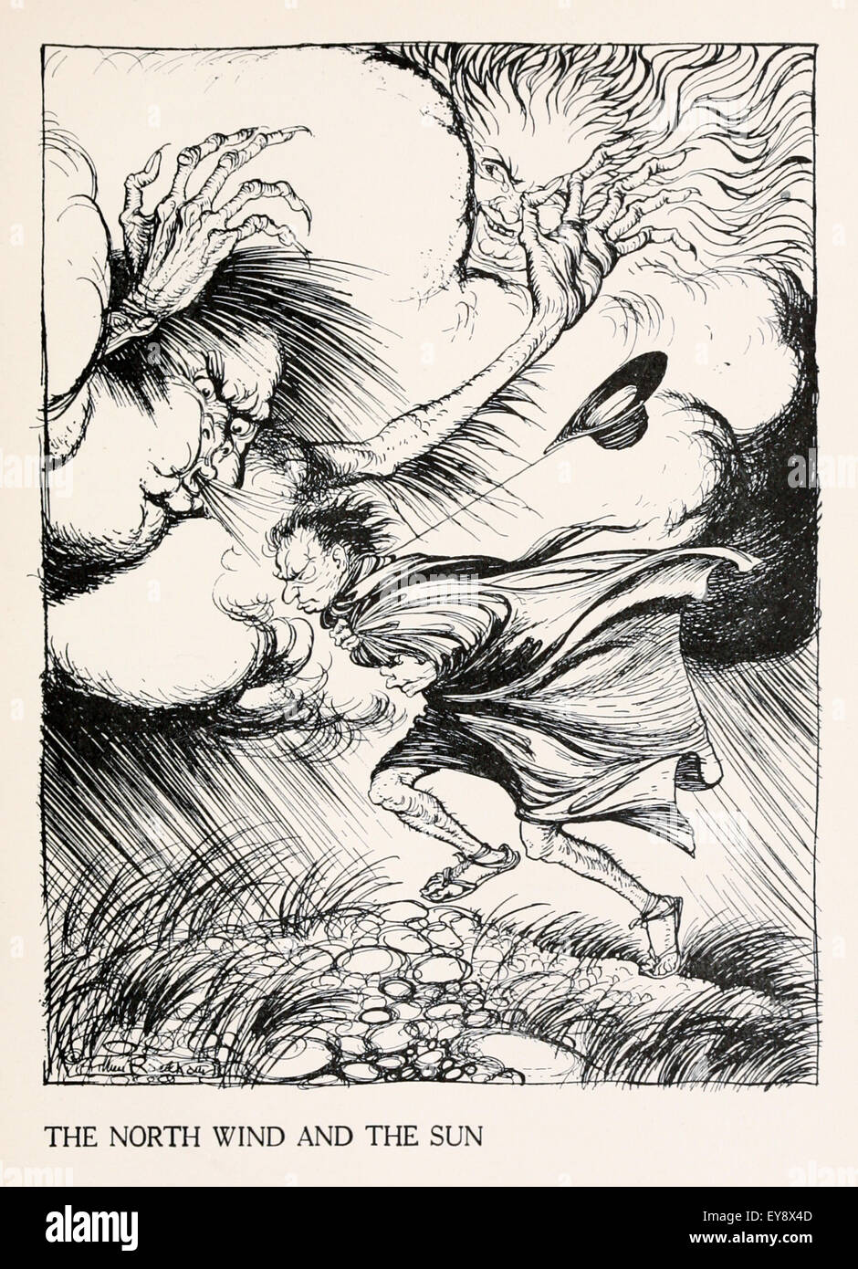Enlever Son Platre Avant La Date 'Le Vent du nord et le soleil' fable d'Ésope (vers 600 avant JC). Vent