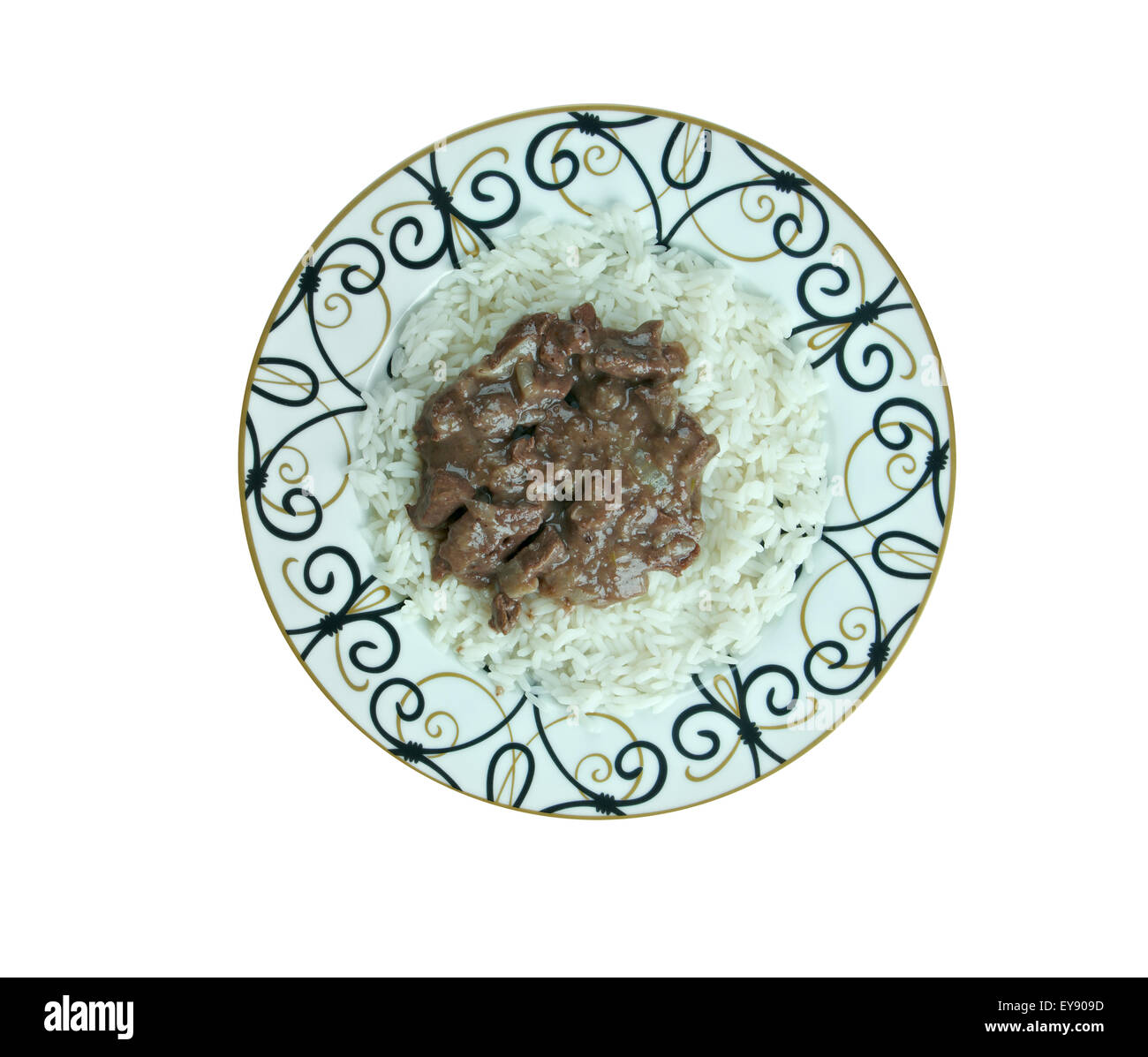 - Maafe, ragoût d'arachide est un ragoût ou une sauce.cuisine de nations tout au long de l'Afrique de l'Ouest et Afrique centrale. Banque D'Images