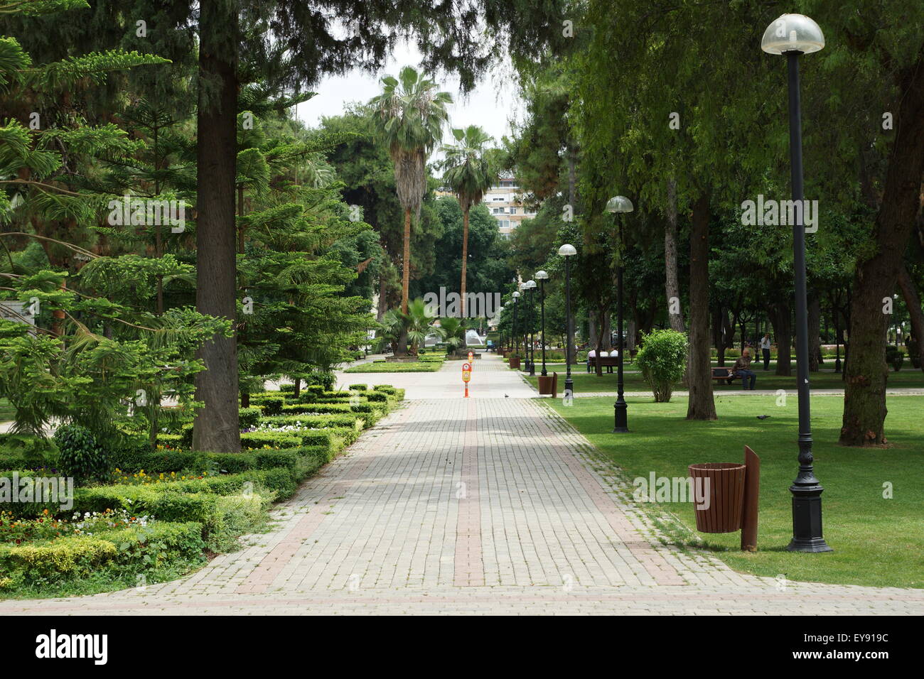 Adana Turquie Moyen-Orient Street view park Banque D'Images