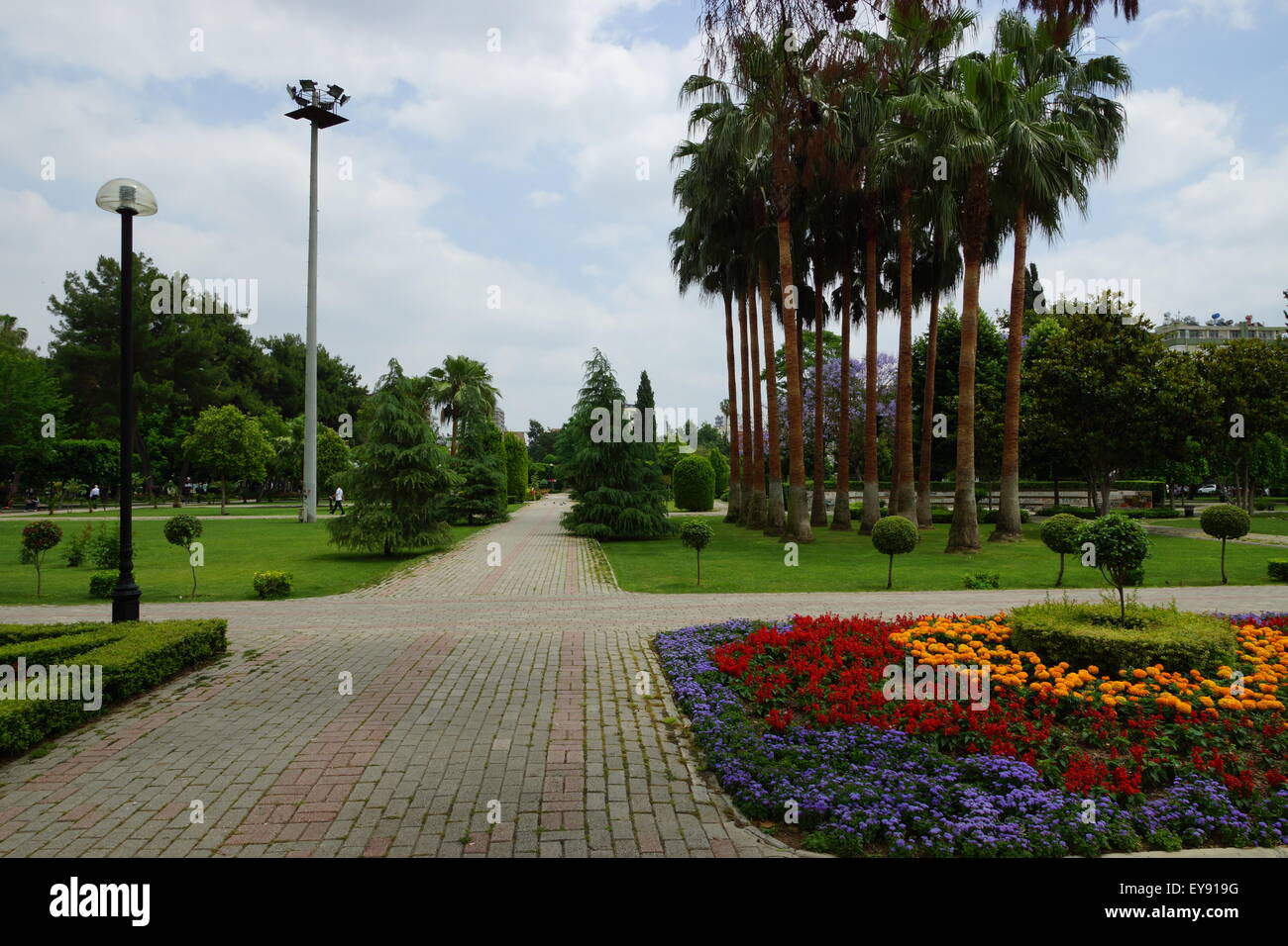 Adana Turquie Moyen-Orient Street view park Banque D'Images