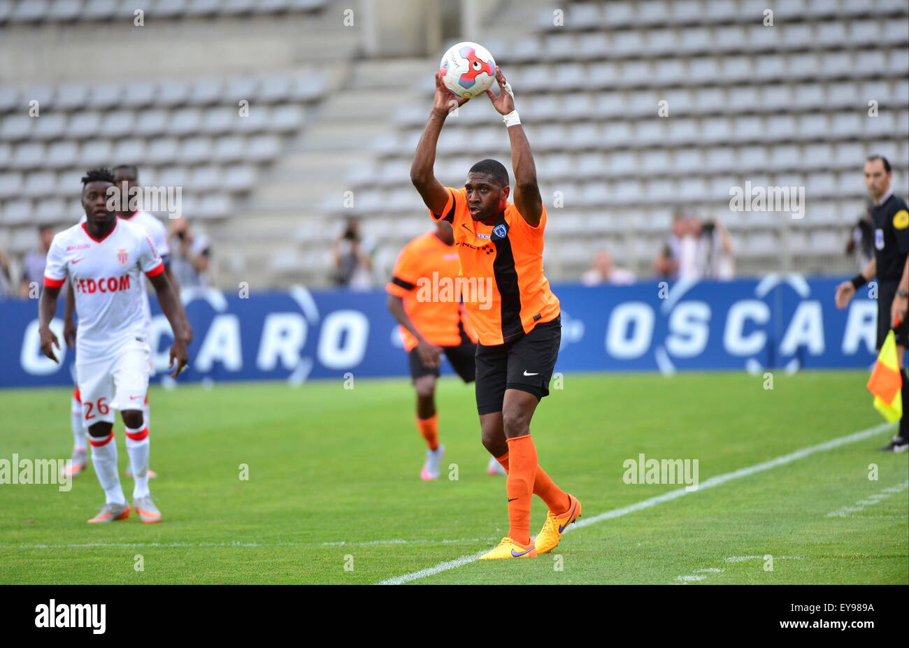 Christopher GLOMBARD - 18.07.2015 - Paris FC/Monaco - match amical  -Charlety.Photo : David Winter/Icon Sport Photo Stock - Alamy