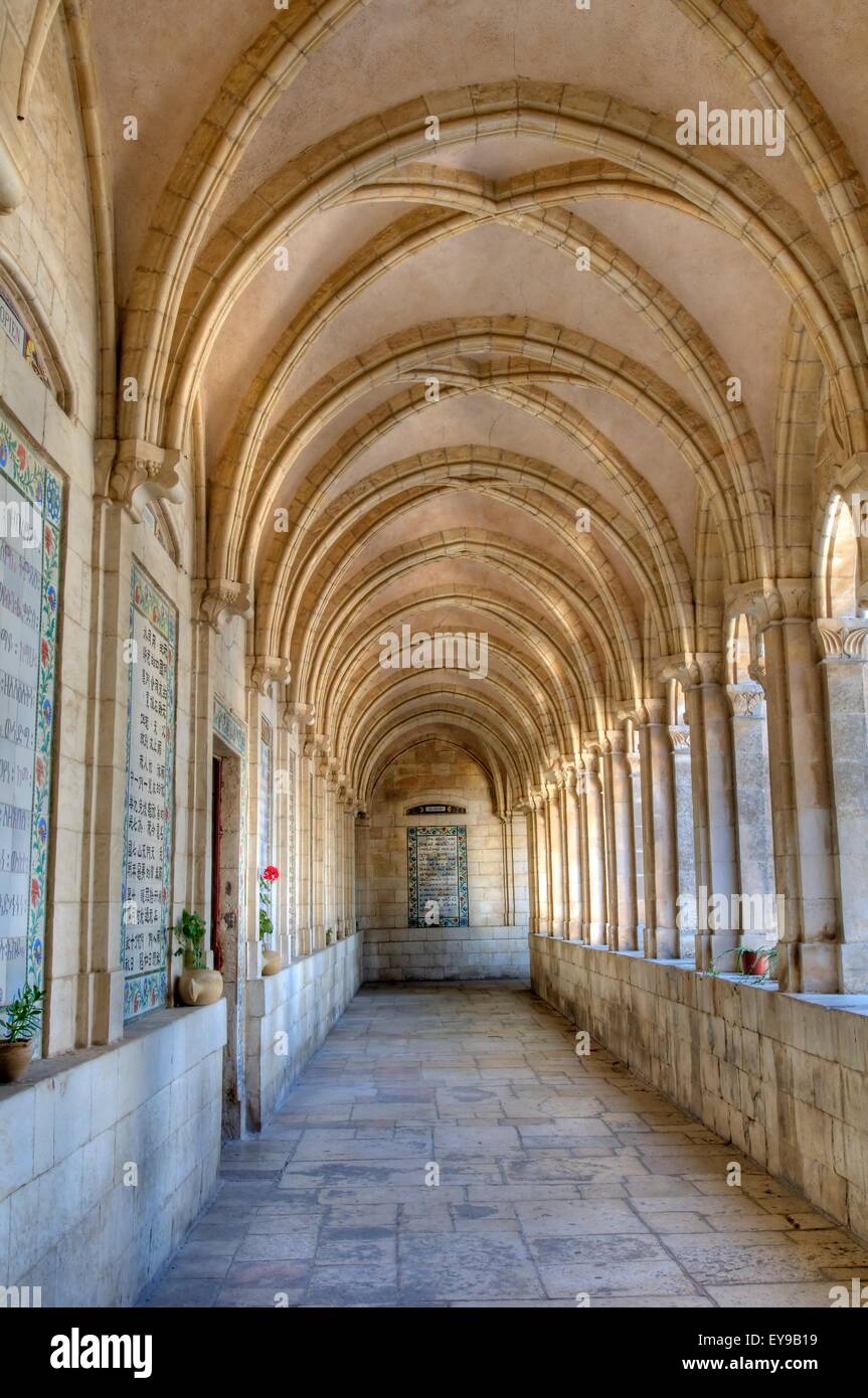 Église de la Pater Noster, Jérusalem, Israël Banque D'Images