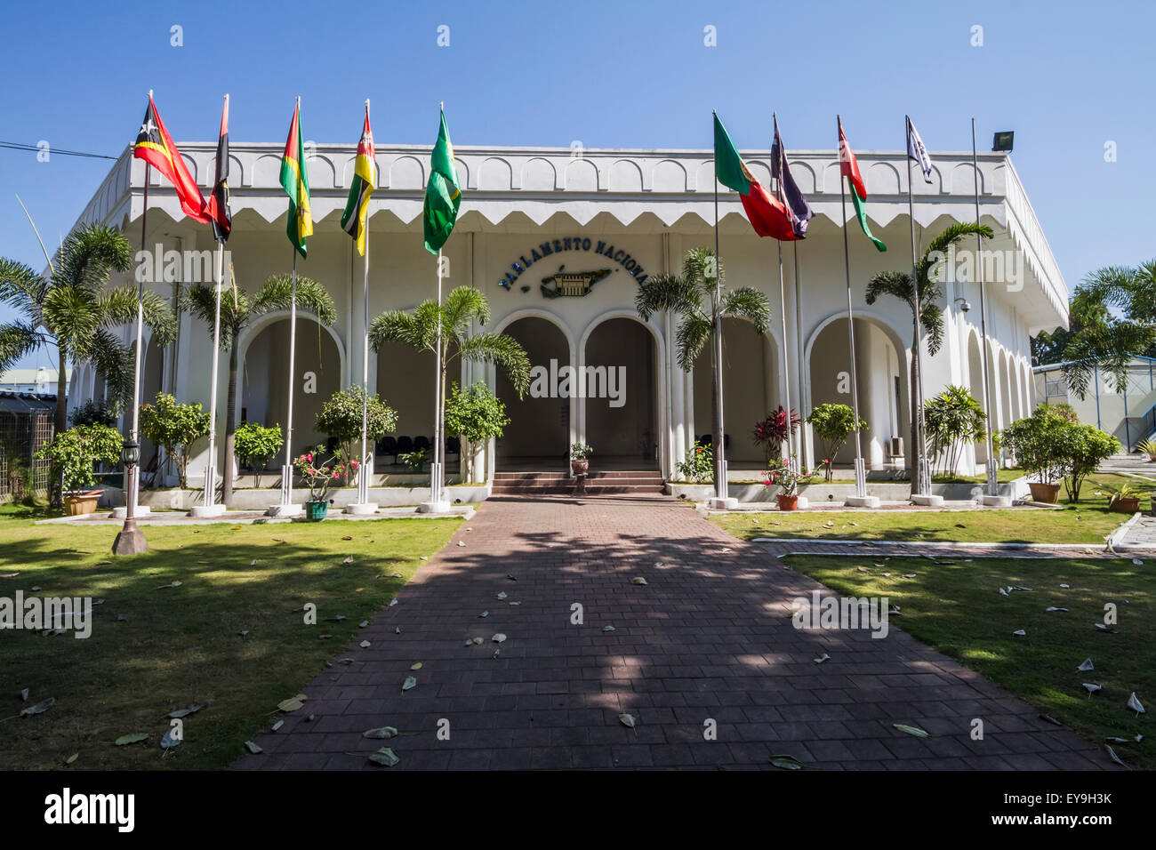 Parlement national ; à Dili, au Timor oriental Banque D'Images