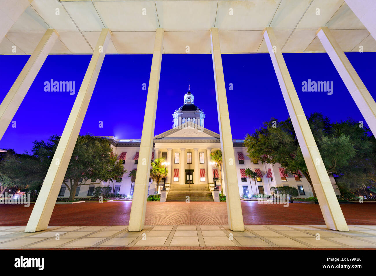 Tallahassee, Floride, USA lors de l'historique Florida State Capitol Building. Banque D'Images