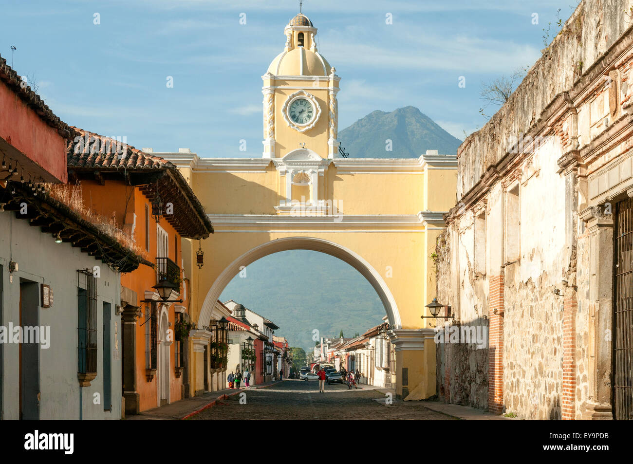 Arc de Santa Catalina, Antigua, Guatemala Banque D'Images