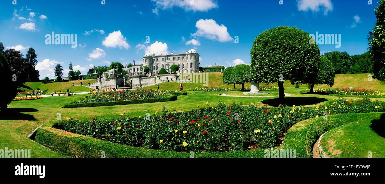 Powerscourt Estate, Co Wicklow, Irlande ; 18ème siècle Banque D'Images