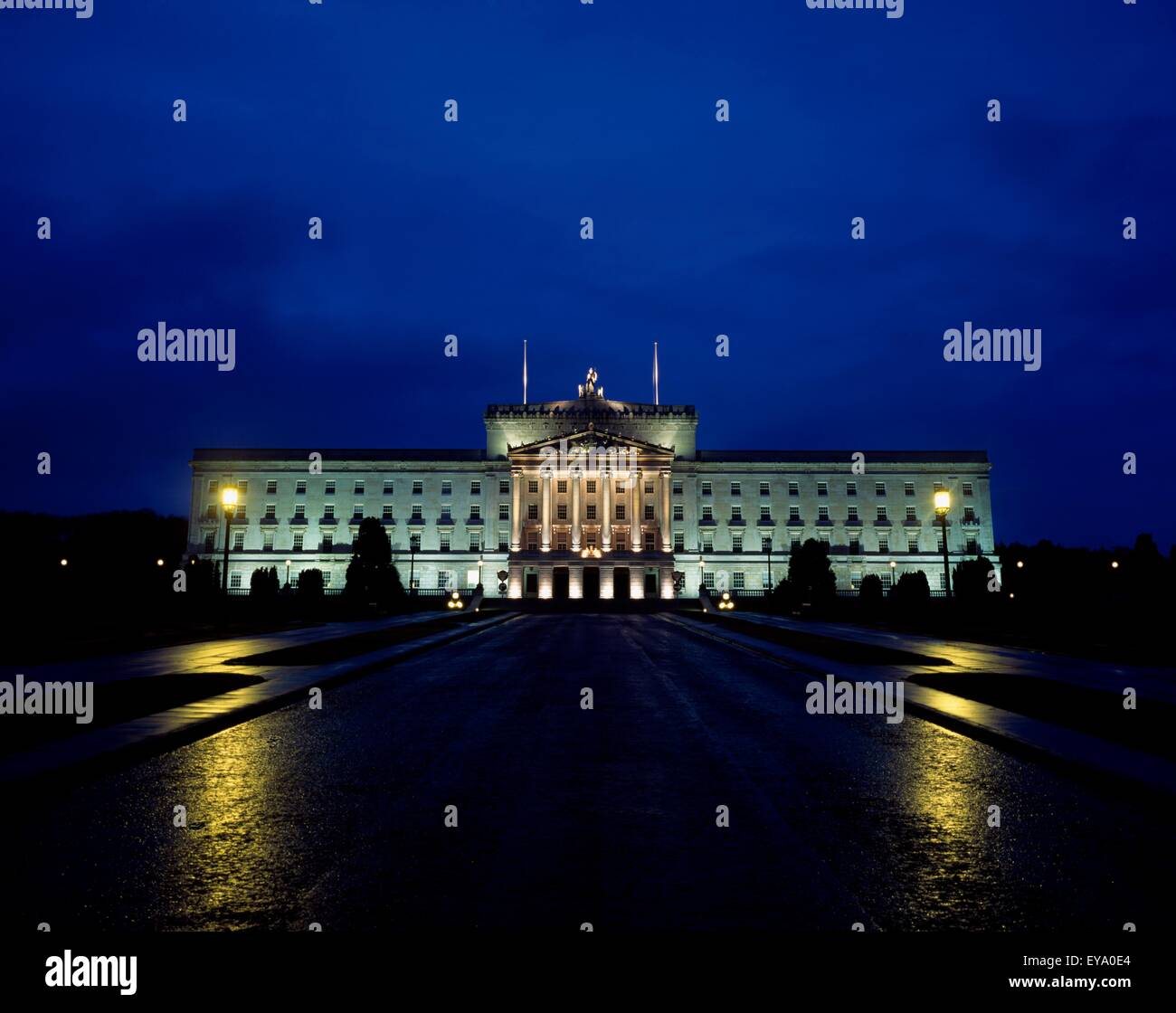 Édifices du Parlement, de Stormont, à Belfast, Irlande, Co Antrim Banque D'Images