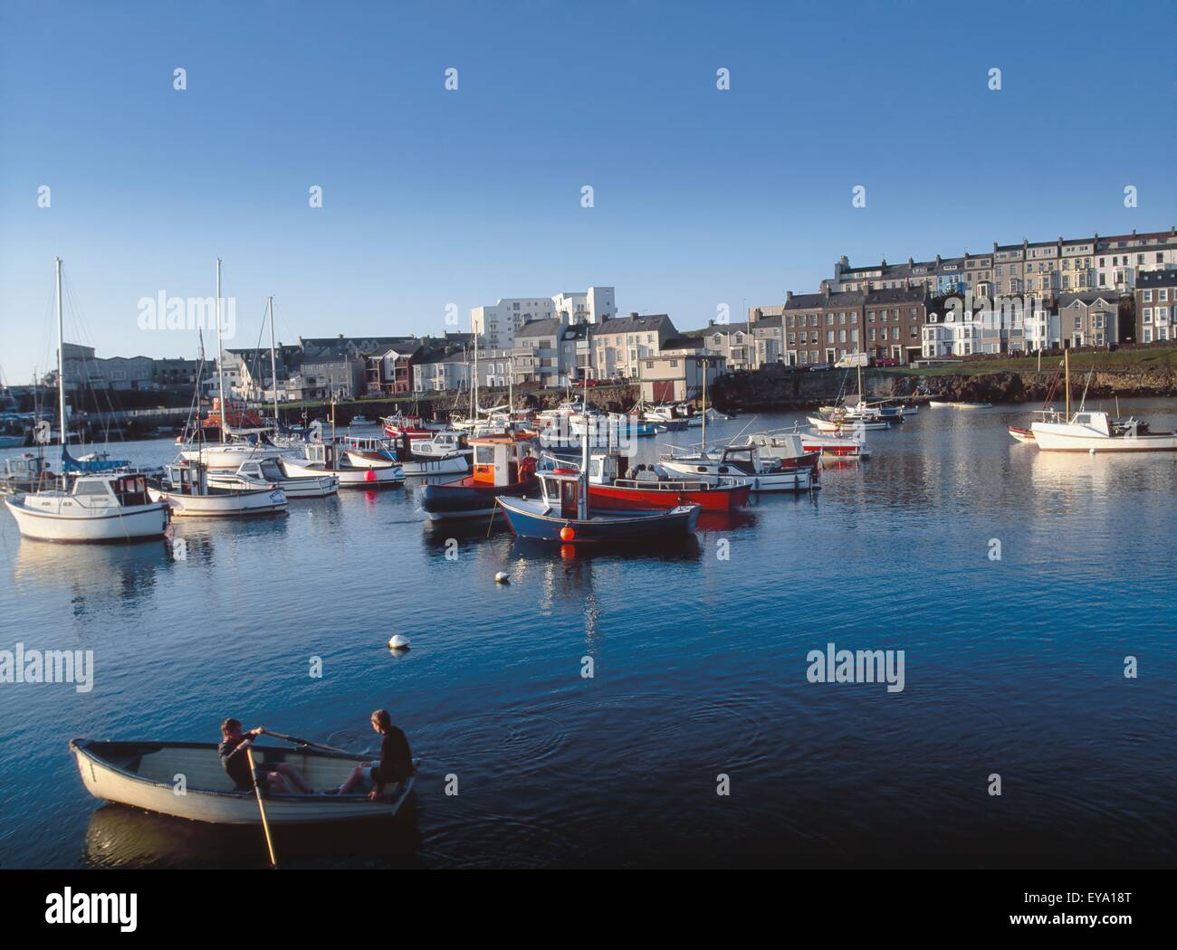 Port de Portrush, Co Antrim, Irlande Banque D'Images
