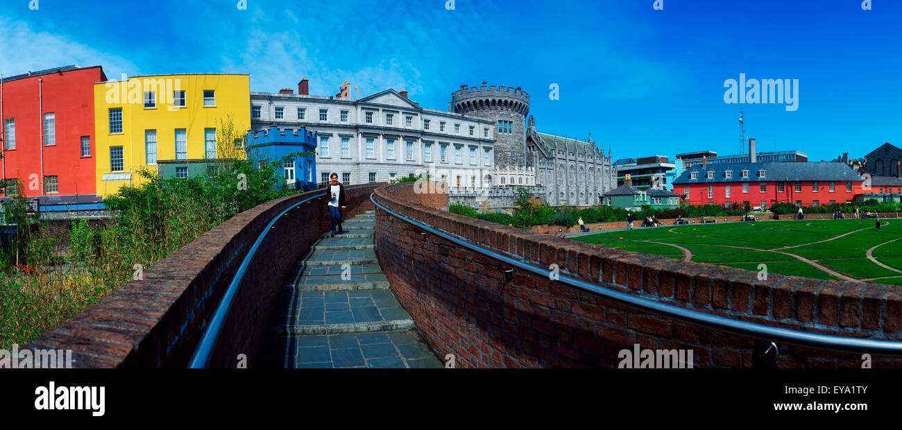 Sculpture Park, le château de Dublin, Irlande. Banque D'Images