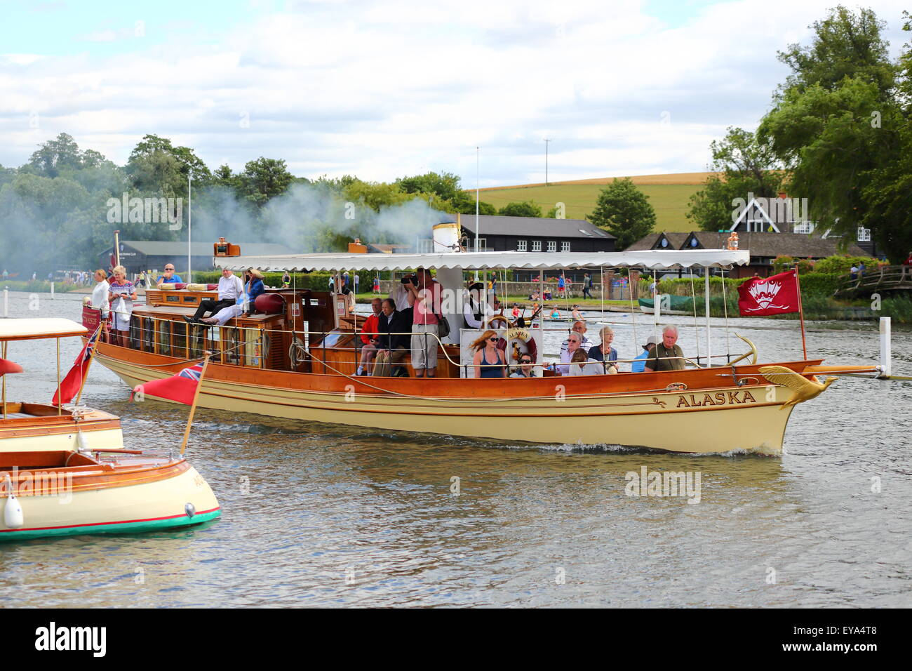 Le bateau à vapeur de l'Alaska au Henley bateau traditionnel Festival 2015 Banque D'Images