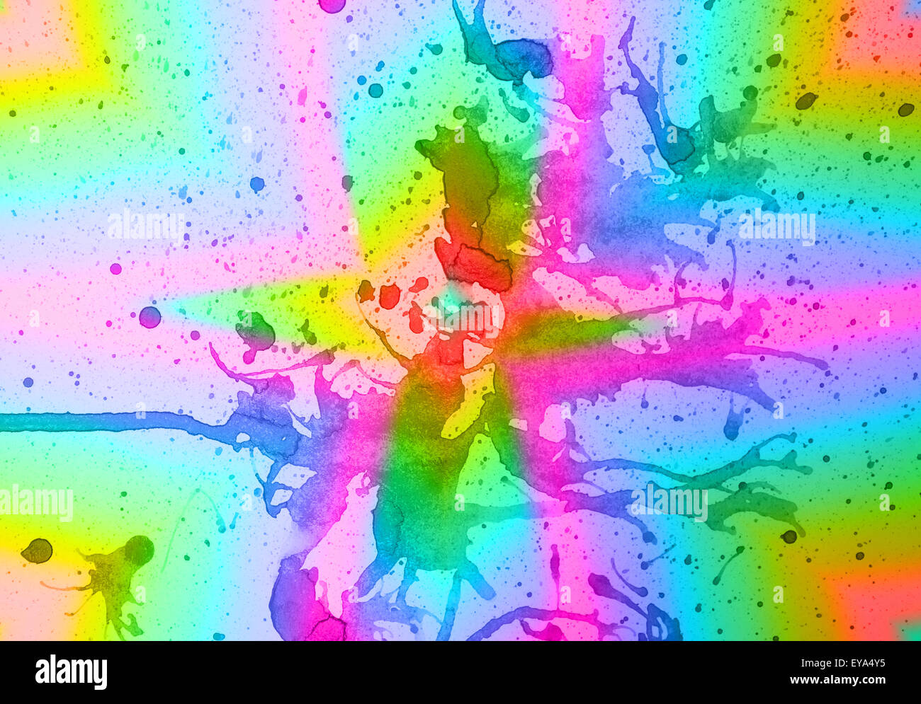 Résumé à partir de l'eau fond couleur multicolore Banque D'Images