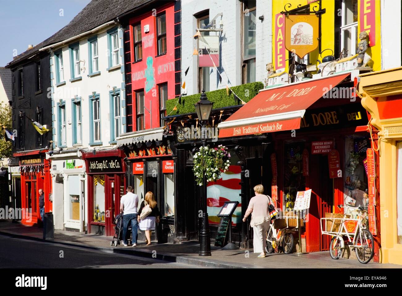Kilkenny, comté de Kilkenny, Irlande ; la rue principale Banque D'Images