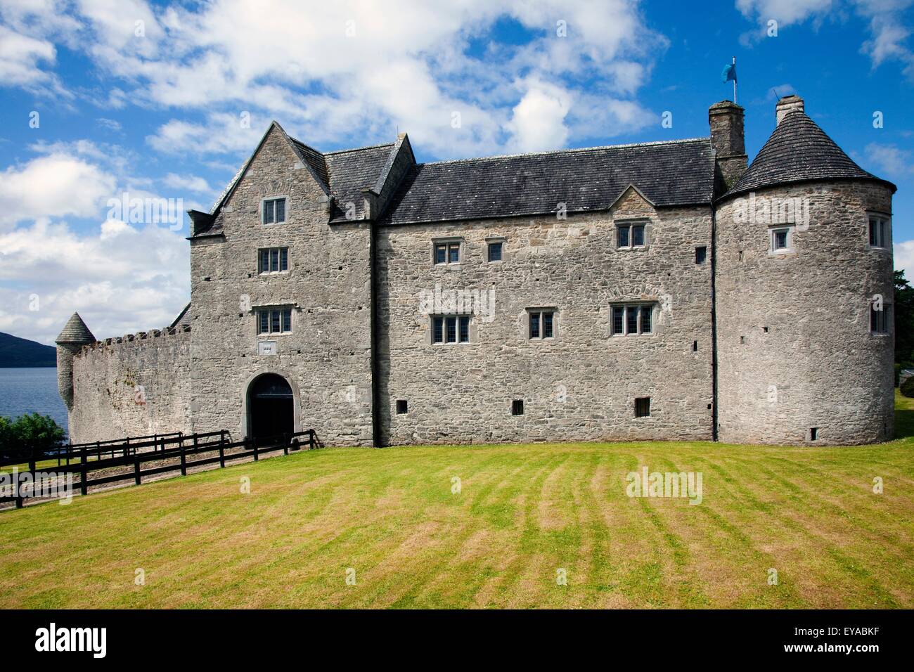 Parke's Castle près de Dromahairin ; County Leitrim, Ireland Banque D'Images