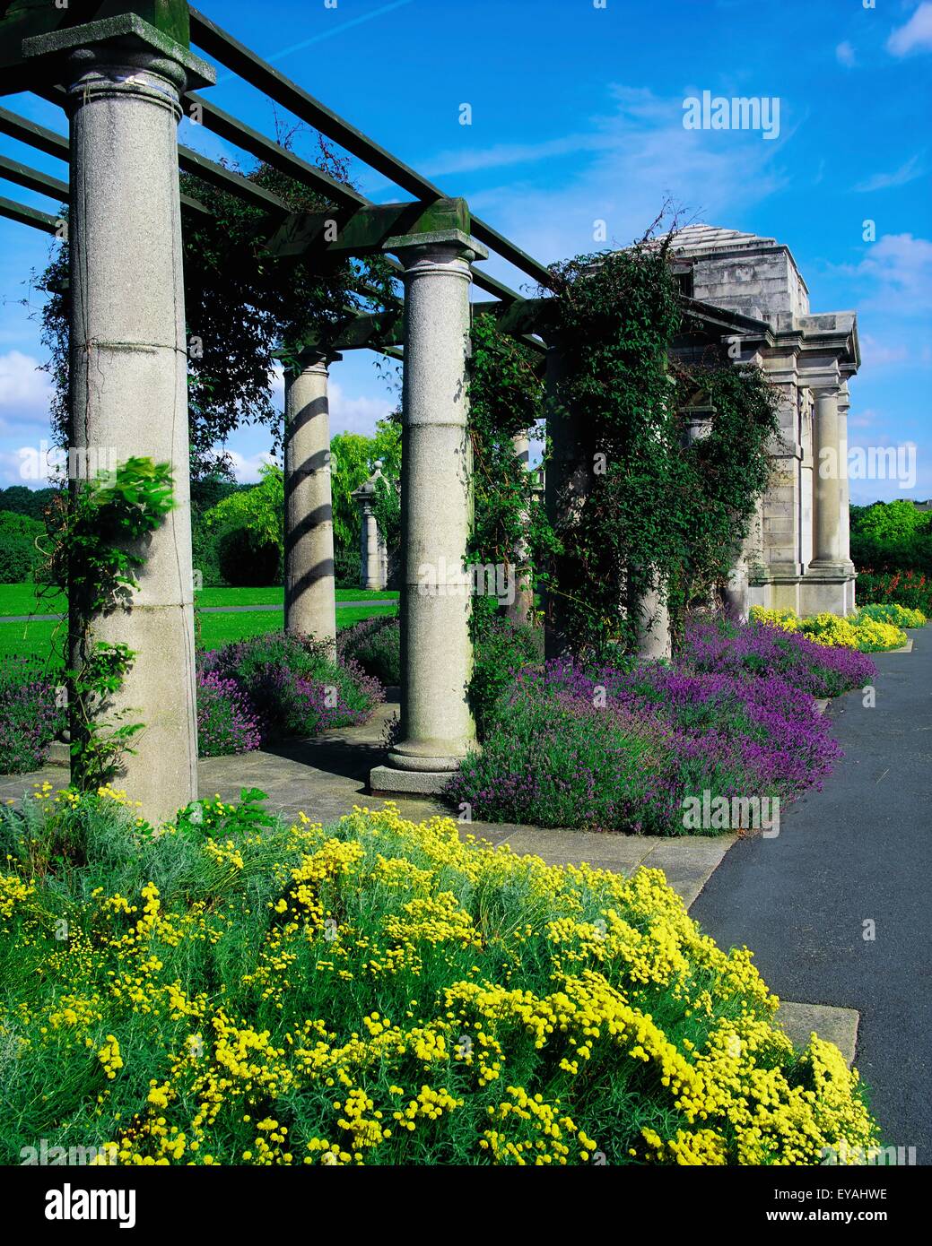Irish National War Memorial Gardens, Dublin, Dublin, Irlande ; Monument aux soldats irlandais qui ont combattu dans la Grande Guerre Banque D'Images