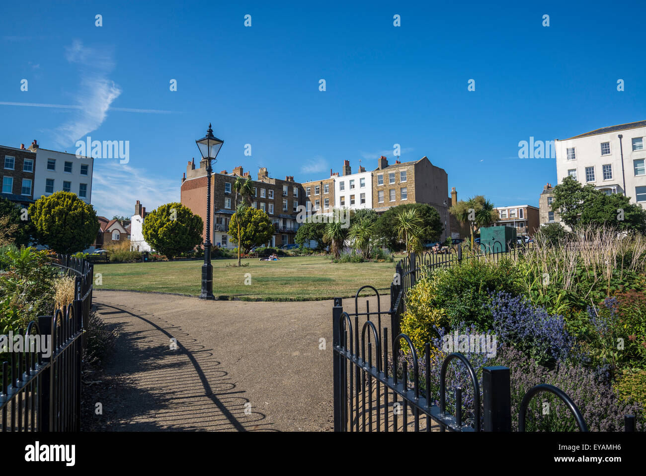 Albion Place Gardens, Ramsgate, Kent, England, UK Banque D'Images