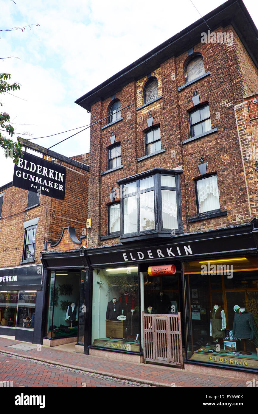 Armurier Elderkin Rue Large Spalding Lincolnshire UK Banque D'Images