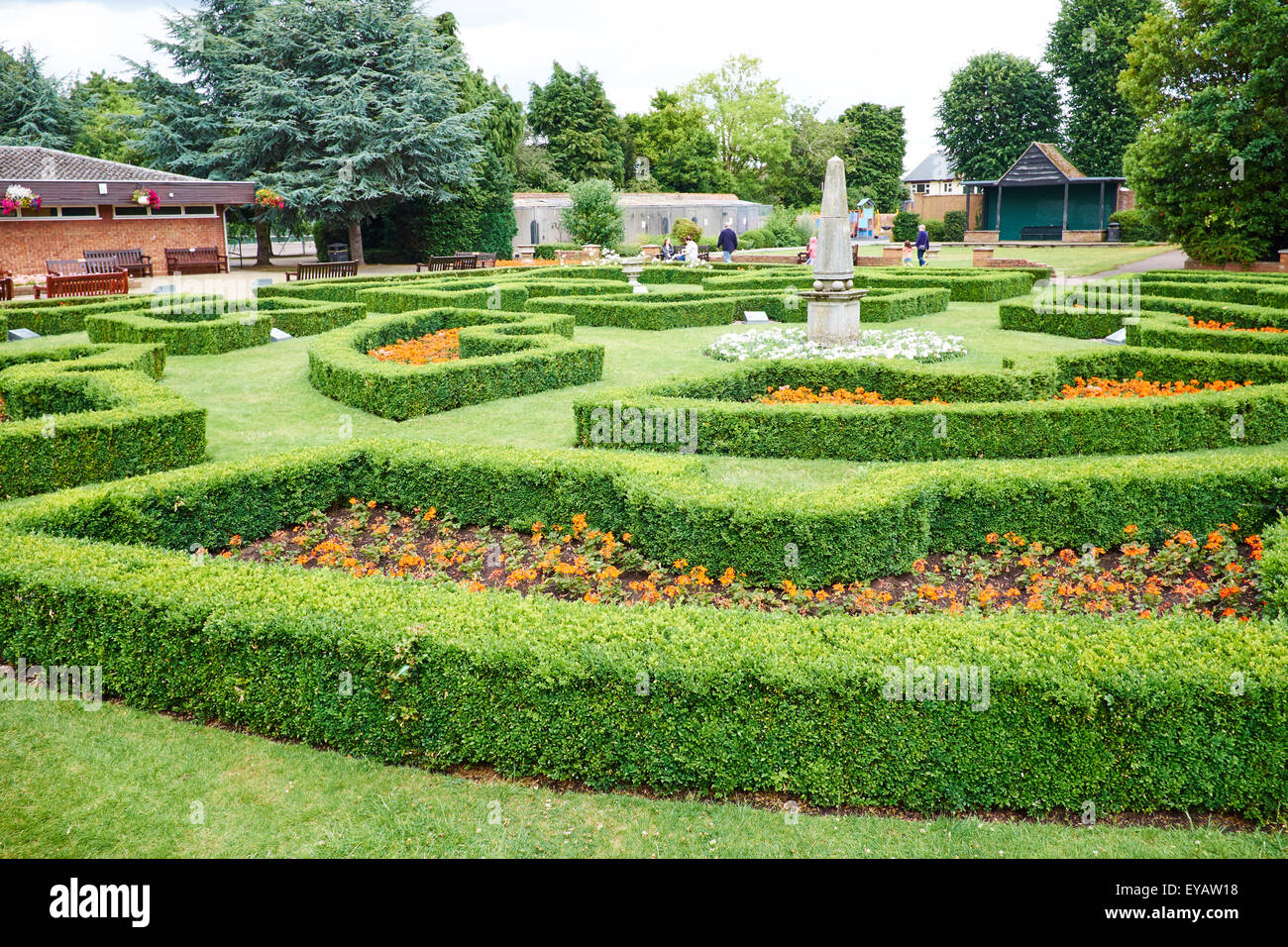 Ayscoughfee Hall Museum et jardins, Spalding Lincolnshire UK Banque D'Images