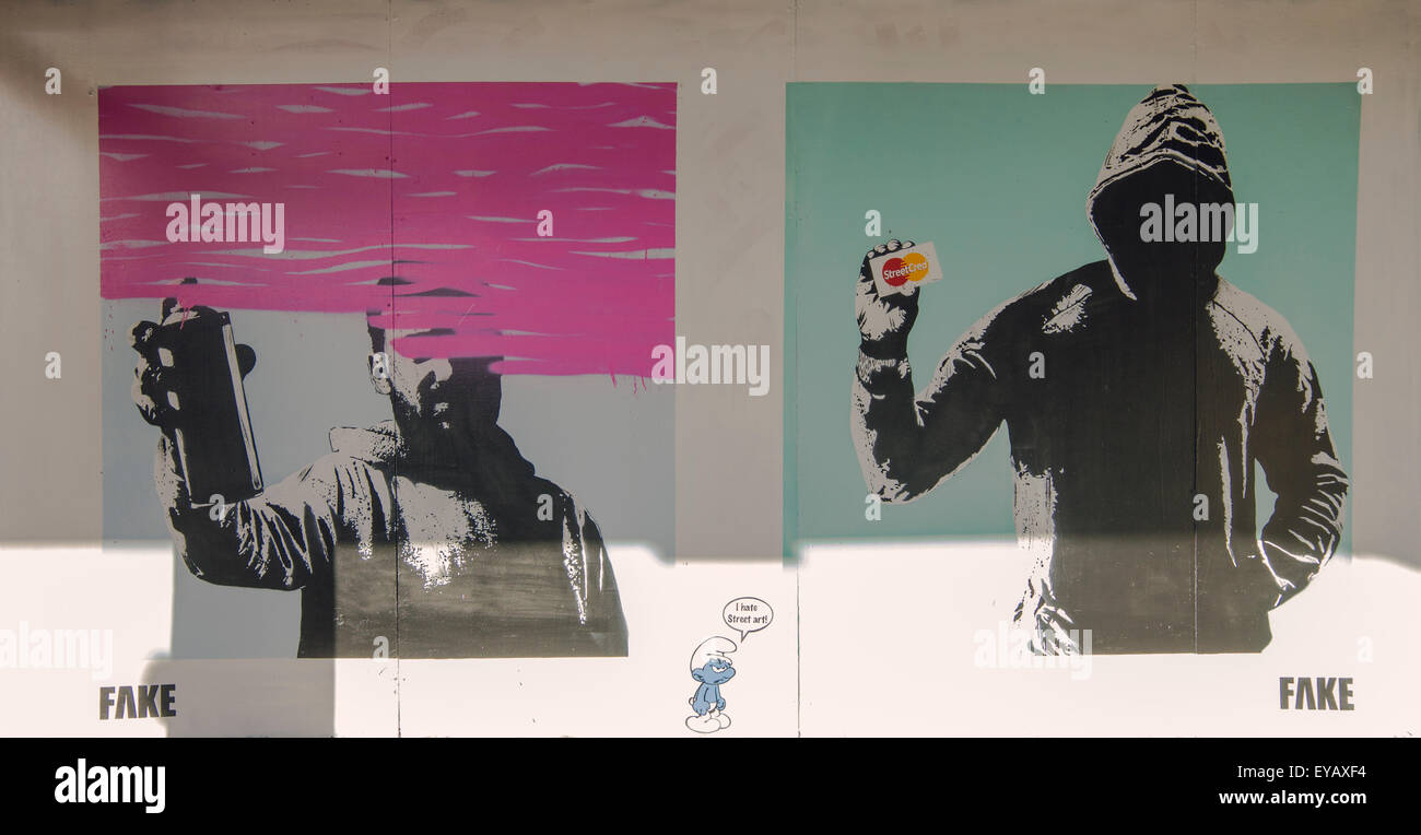 2015 Upfest, le plus important d'Europe, gratuitement, street art & graffiti festival, qui attire plus de 250 artistes peinture 28 sites, Bristol Banque D'Images