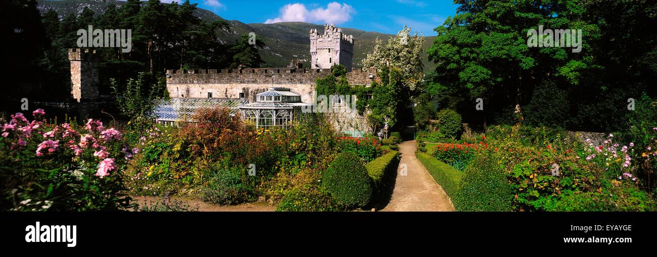 ,Architecture,angulaire,Bâtiment,Co Donegal Castle Banque D'Images