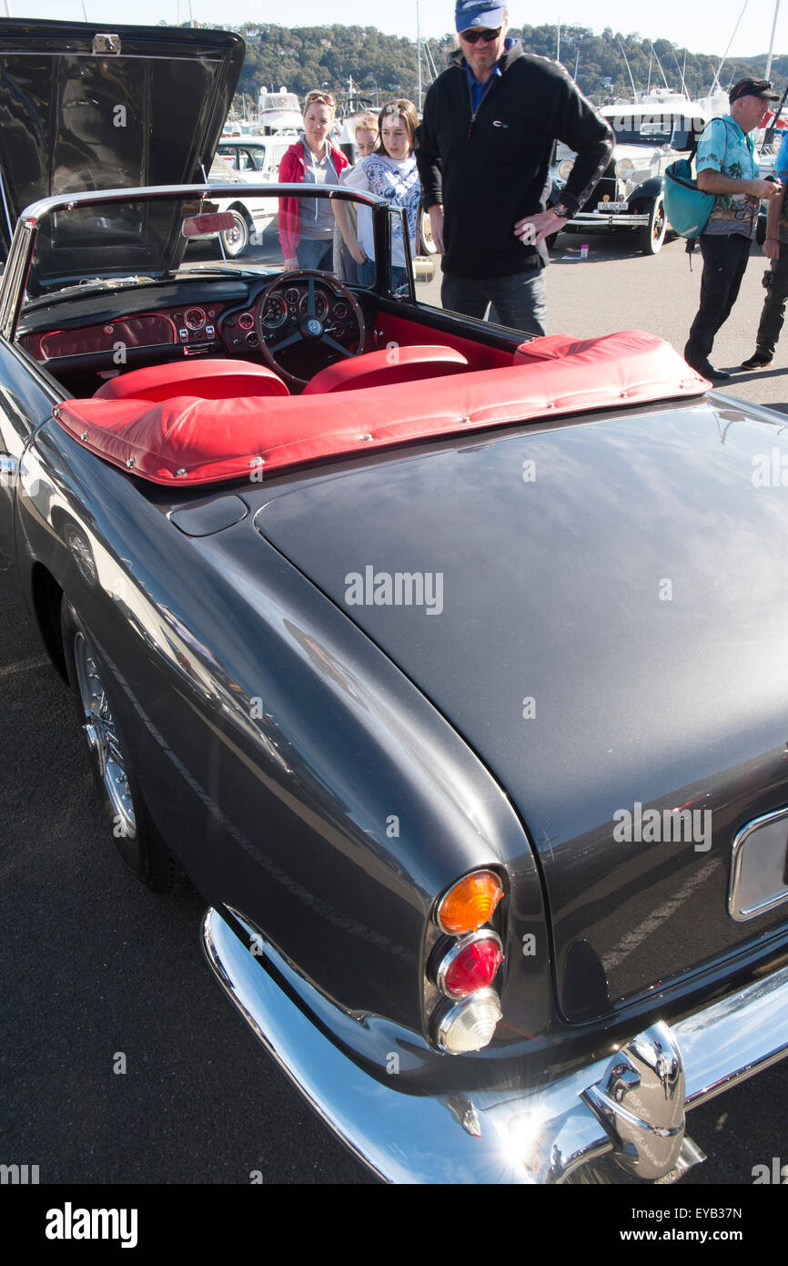 Sydney, Australie. 26 juillet, 2015. Sur la photo 1962 Aston Martin DB4 convertible. Modèle : crédit10/Alamy Live News Banque D'Images