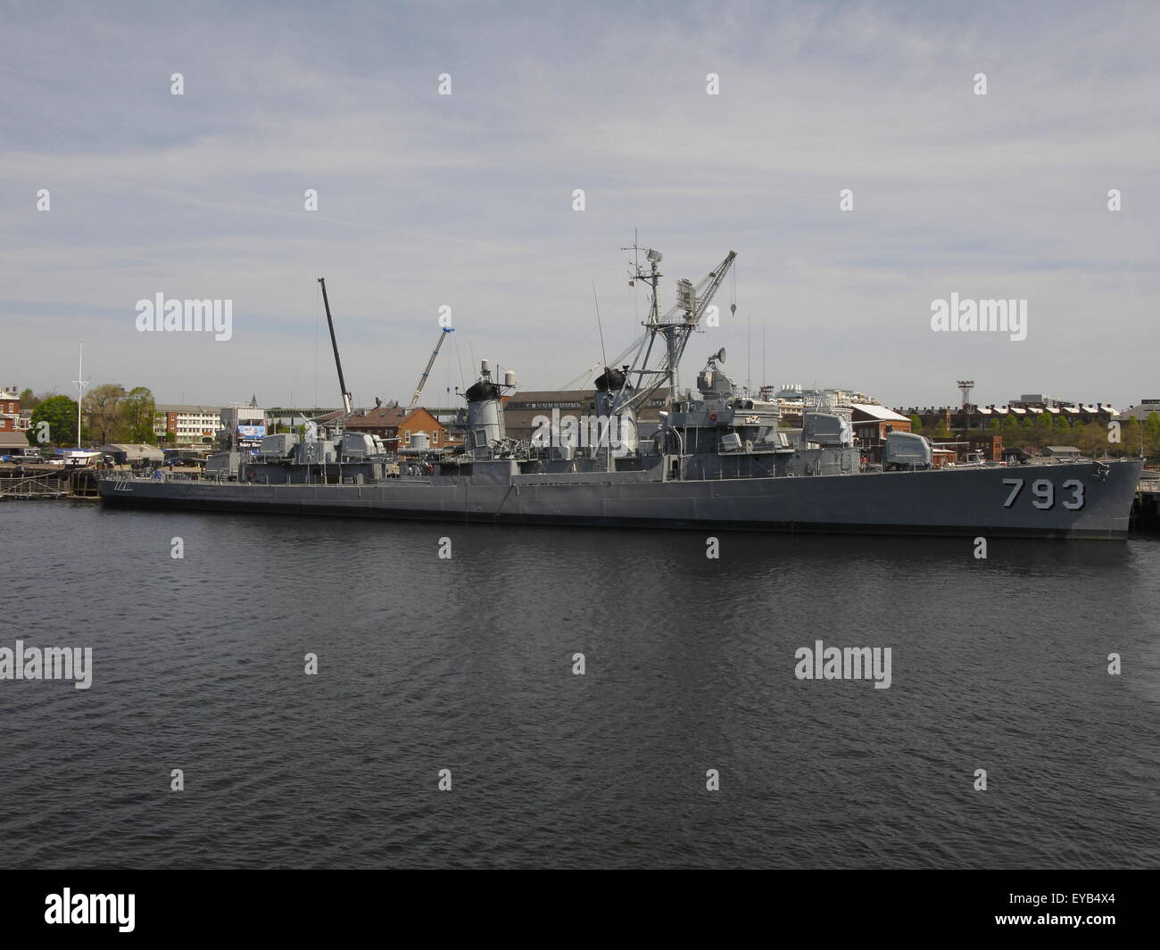USS Cassin Young, Boston, Massachusetts Banque D'Images
