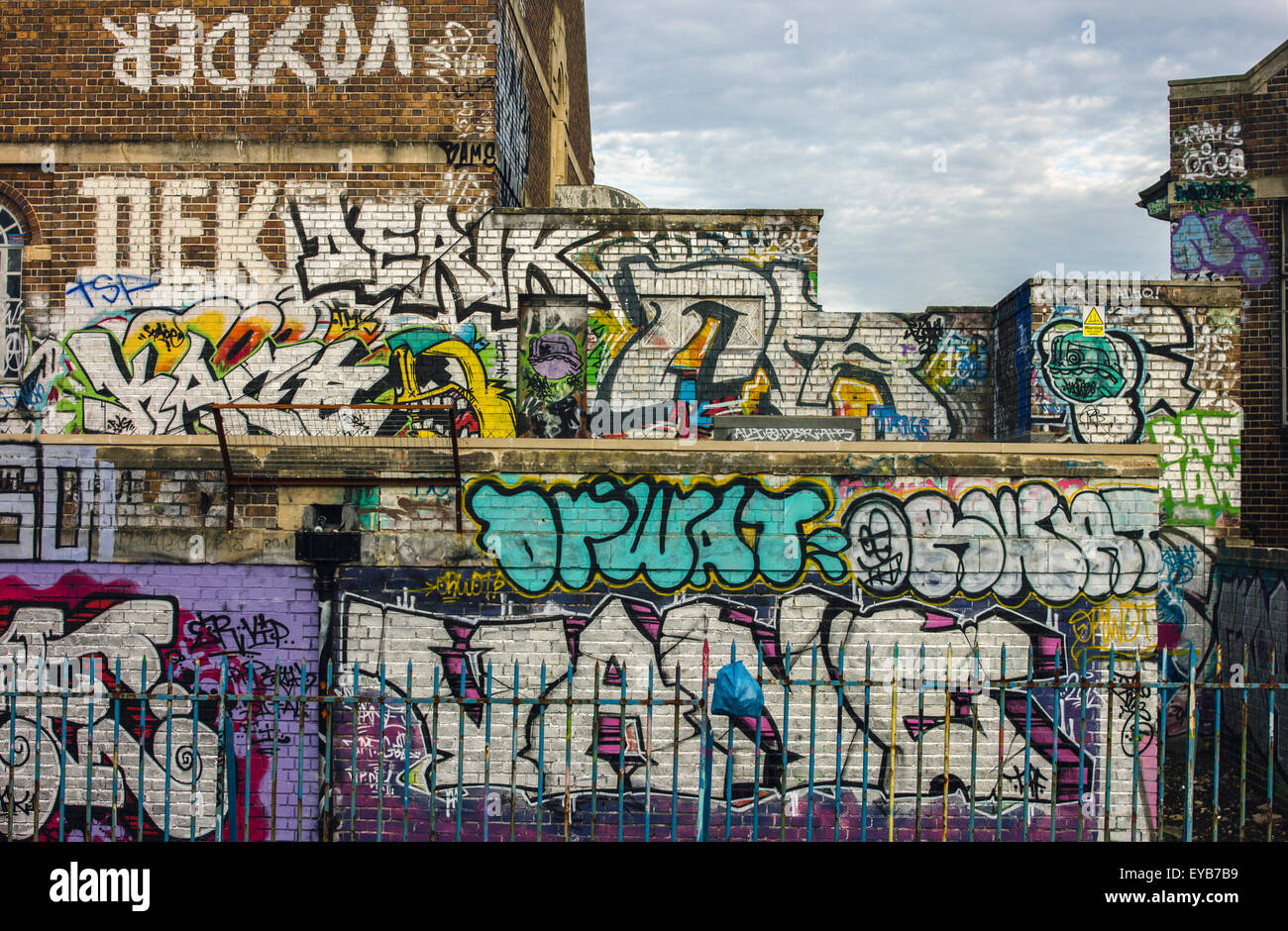 2015 Upfest, le plus important d'Europe, gratuitement, street art & graffiti festival, qui attire plus de 250 artistes peinture 28 sites, Bristol Banque D'Images