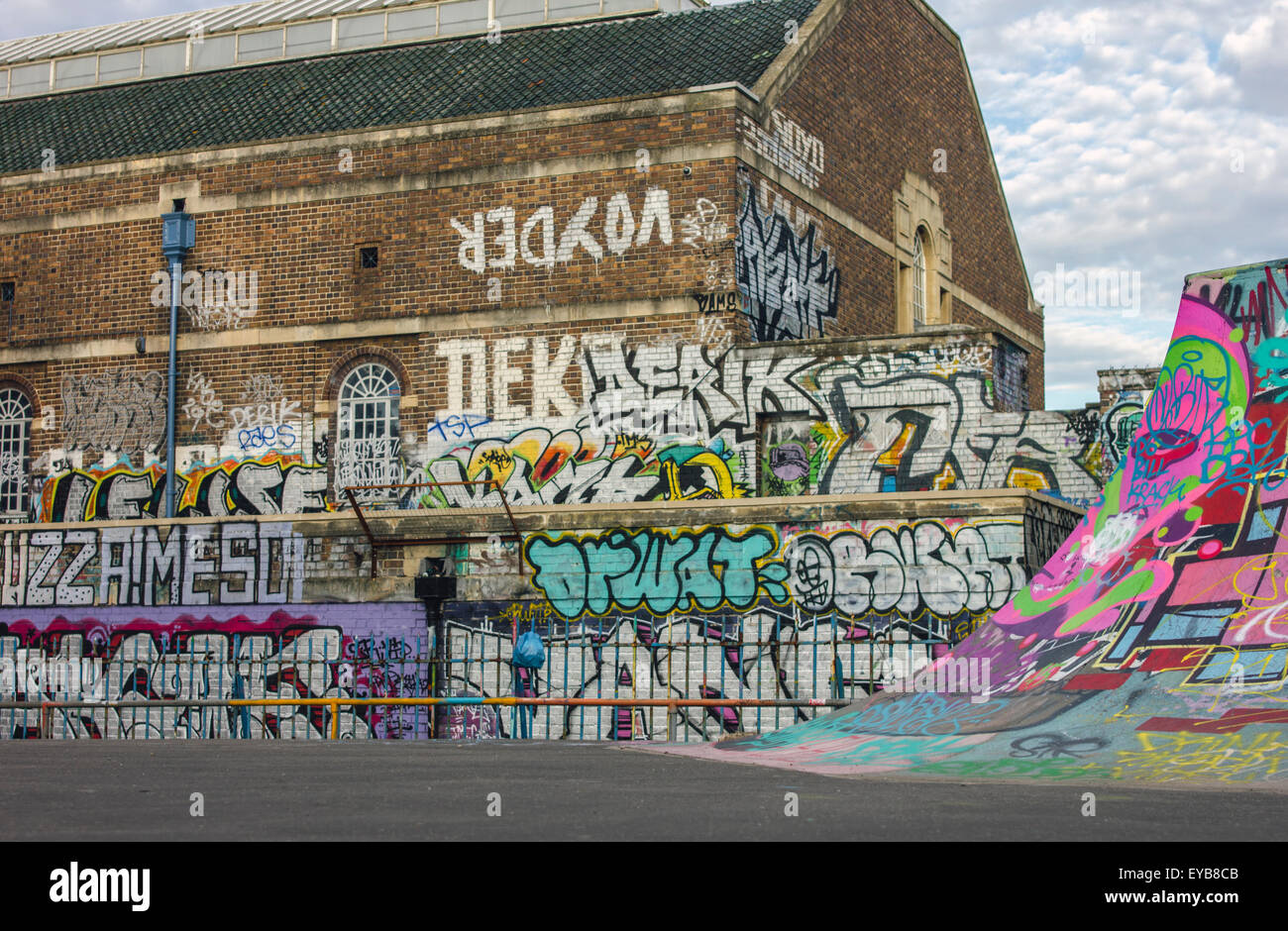 2015 Upfest, le plus important d'Europe, gratuitement, street art & graffiti festival, qui attire plus de 250 artistes peinture 28 sites, Bristol Banque D'Images