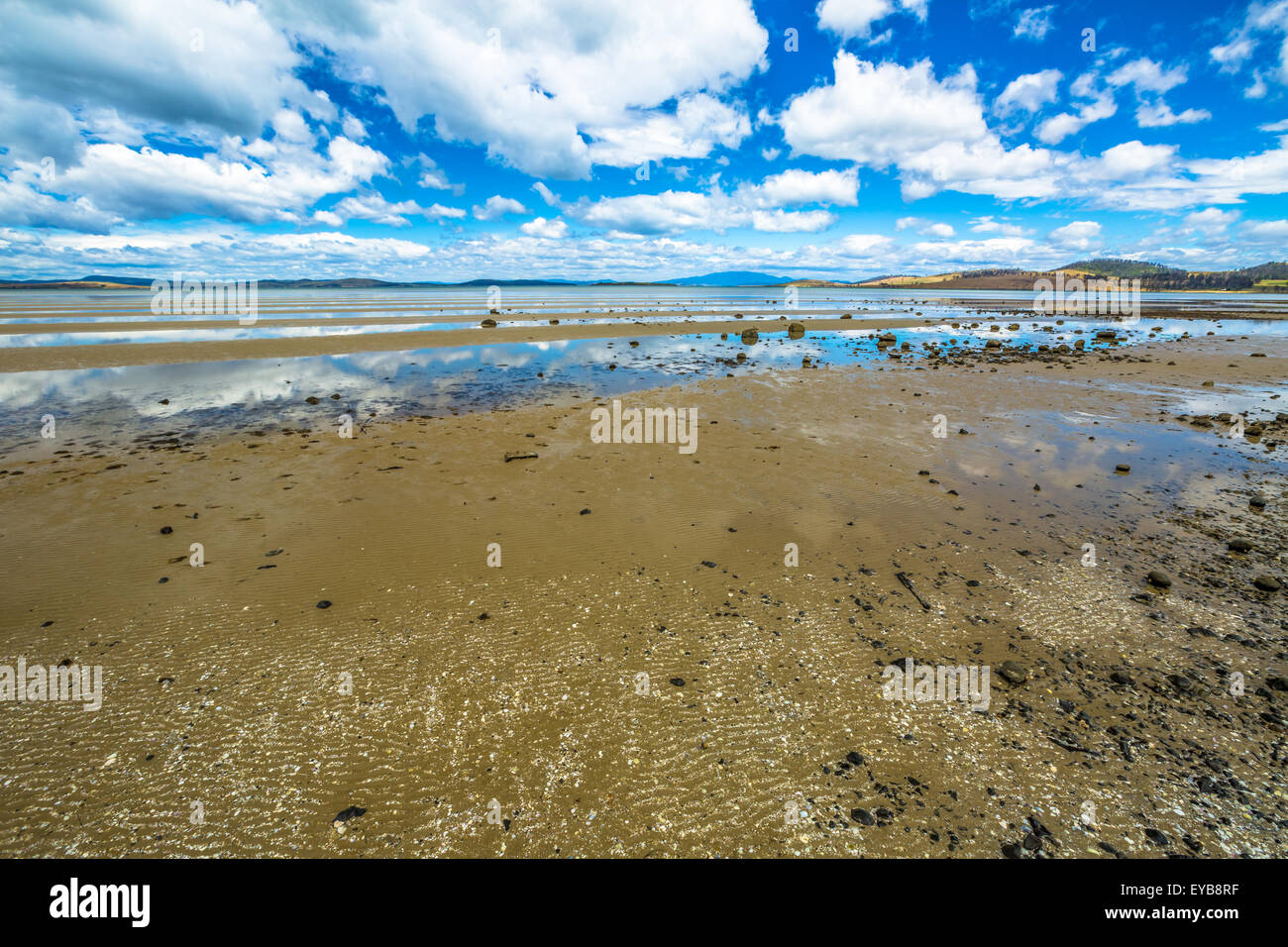 Côte sud-est de la Tasmanie Banque D'Images
