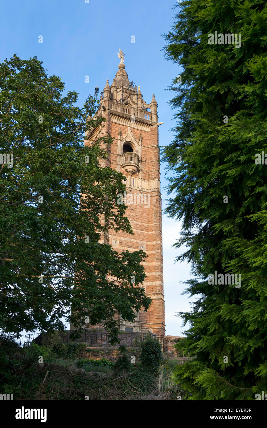 La tour Cabot sur Brandon Hill à Bristol, Royaume Uni Banque D'Images